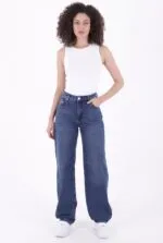 Dizi Pensli Baggy Kot Pantolon 7050