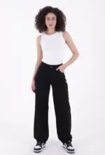 Dizi Pensli Baggy Kot Pantolon 7050