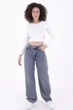 Dizi Pensli Baggy Kot Pantolon 7050
