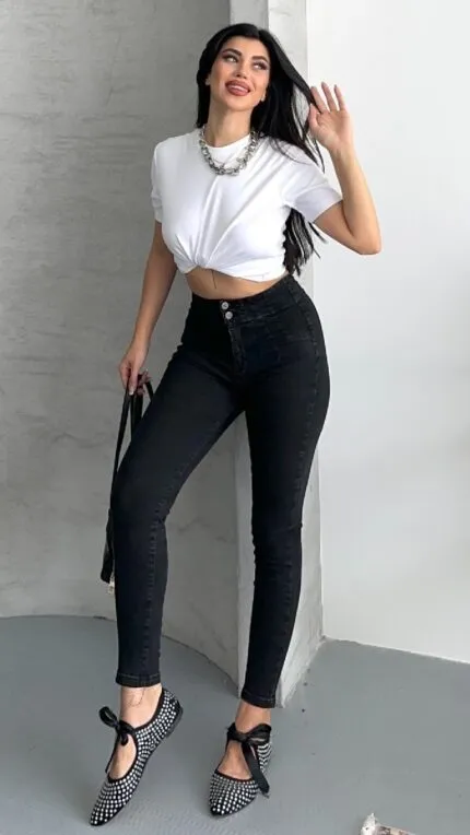 Pensli Skinny Kot Pantolon 7053