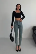 Pensli Skinny Kot Pantolon 7053