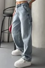 Pensli Baggy Kot Pantolon 7059