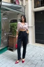 Beli Lastikli Havuç Pantolon 7083
