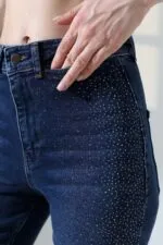 Serpme Taşlı Relax Kot Pantolon 7193