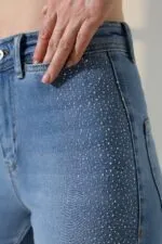 Serpme Taşlı Relax Kot Pantolon 7193