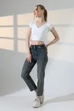 Serpme Taşlı Relax Kot Pantolon 7193