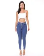 Önü 5 Düğmeli Skinny Kot Pantolon 755