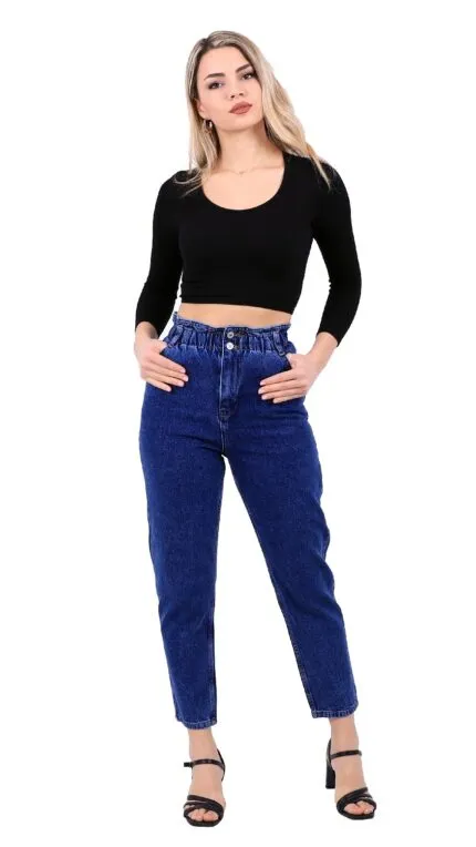 Beli Lastikli Kot Pantolon 759