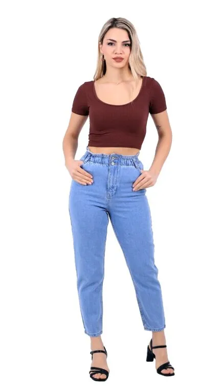 Beli Lastikli Kot Pantolon 759