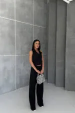 DOUBLE PİLELİ PALAZZO PANTOLON