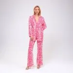 DİJİTAL BASKI ZEBRA DESENLİ CEKET