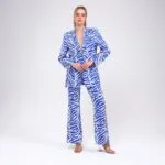 DİJİTAL BASKI ZEBRA DESENLİ CEKET