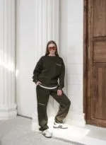 SUPREM GARNİLİ NAKIŞi SWEATSHIRT TAKIM