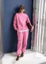 SUPREM GARNİLİ NAKIŞi SWEATSHIRT TAKIM