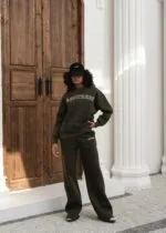 NAKIŞ DETAYLI SWEATSHIRT TRACKSUIT