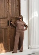 NAKIŞ DETAYLI SWEATSHIRT TRACKSUIT