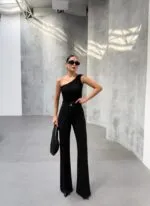 YÜKSEK BEL İSPANYOL PAÇA SLIM FIT PANTOLON