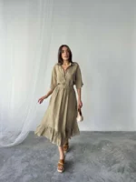 Haki Tensel Etekli Takım