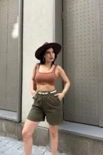 Beli Lastikli Şort 236