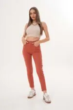 Moonart Kadın Mom Turuncu Pantolon 901/1090