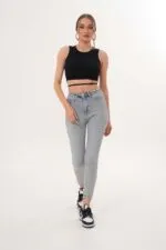 Moonart Kadın Skinny Kadın Pantolon Ara Beden 115-130/1239