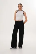 Elite Queen Kadın Baggy Düşük Bel Pantolon 1343-50