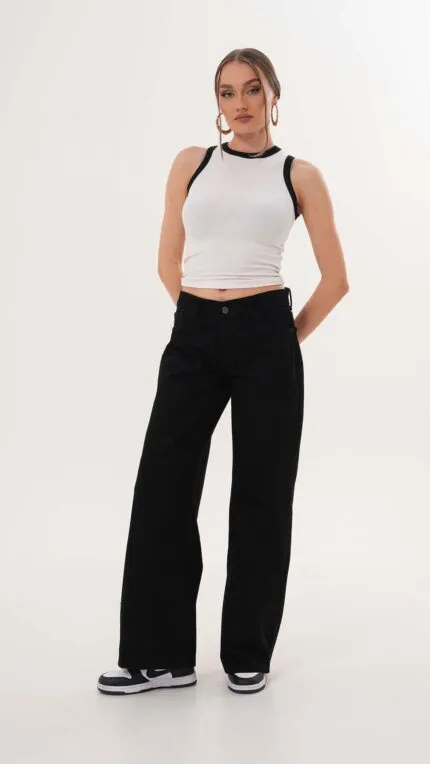 Elite Queen Kadın Baggy Düşük Bel Pantolon 1343-50