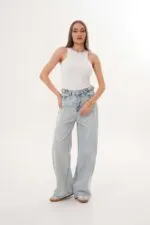 Elite Queen Kadın Baggy Düşük Bel Pantolon 1330-34-306/2441