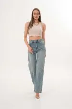 Elite Queen Kadın Wide Leg Pantolon 1342-287