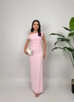 3032 ELBİSE - PEMBE