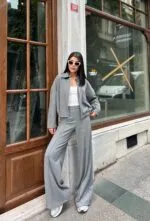 3105 FERMUARLI TAKIM - GRİ