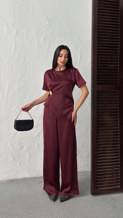 3144 SATEN TAKIM - BORDO