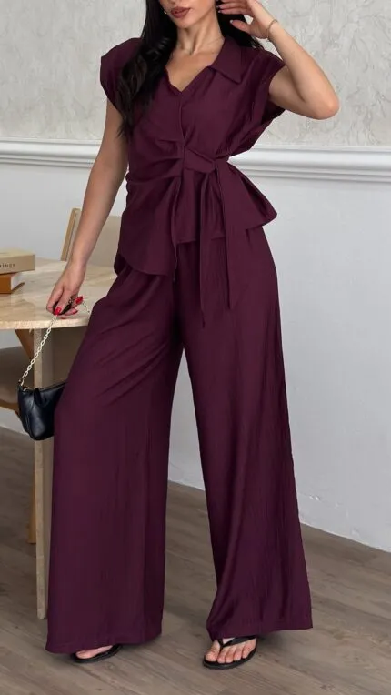 3170 İKİLİ TAKIM - BORDO