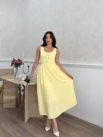3173 ELBİSE - SARI