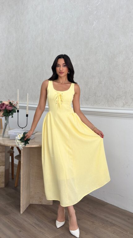 3173 ELBİSE - SARI