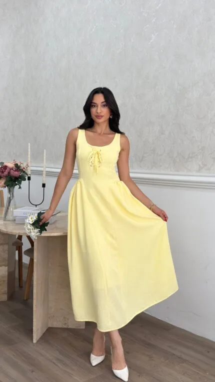 3173 ELBİSE - SARI