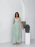 3175 TÜL ELBİSE - MİNT