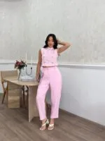 3176 İKİLİ TAKIM - PEMBE