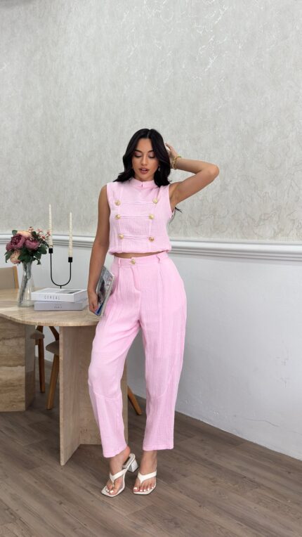 3176 İKİLİ TAKIM - PEMBE