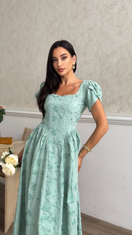 3179 BRODE ELBİSE - MİNT