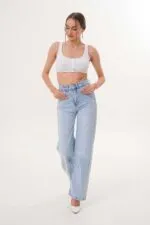 Elite Queen Kadın Wide Leg Pantolon 1342-107/3317