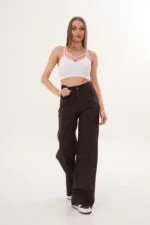 Elite Queen Kadın Wide Leg Pantolon 1312-374/3636
