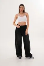 Elite Queen Kadın Baggy Düşük Bel Pantolon 1322-227/3638