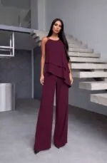 Bordo TENSEL AKSESUARLI TAKIM