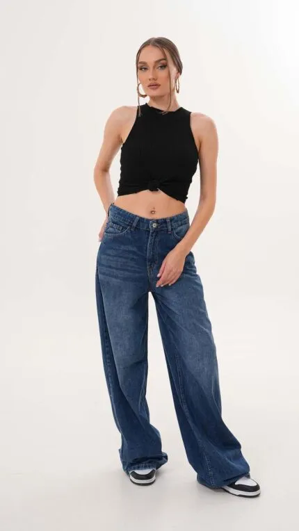 Elite Queen Kadın Baggy Düşük Bel Pantolon 7322-06/3323