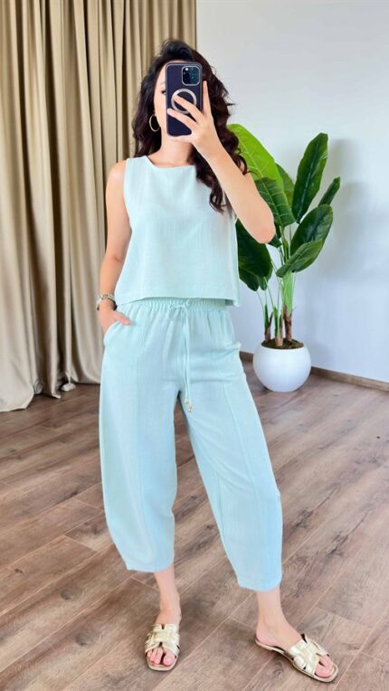 Basic Model Mint Keten Toptan Takım