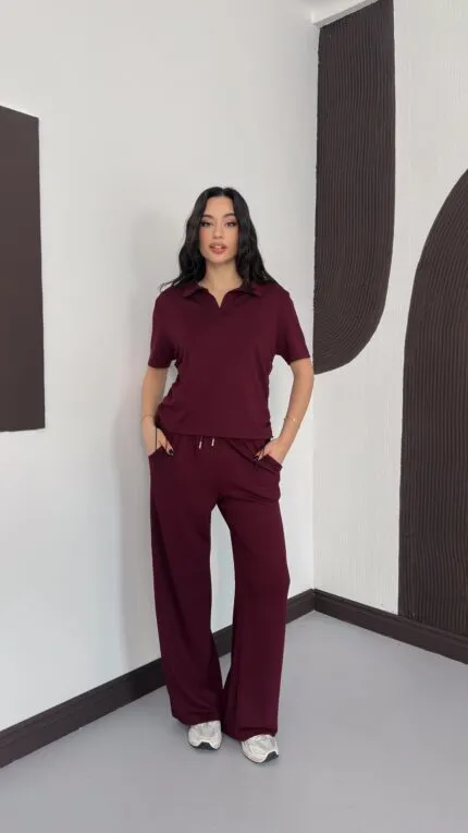 Bordo Stoperli oysho takım
