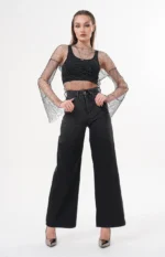 Moonart Wideleg Jeans Pantalon