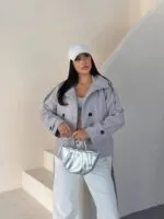 KAŞE CEKET DÜĞME VE KUŞAKLI