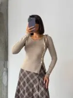 Çıtçıt Detaylı Bluz
